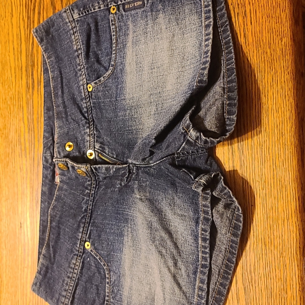 Silver vintage shorts size 31